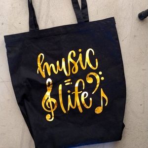 Top Design canvas tote bag